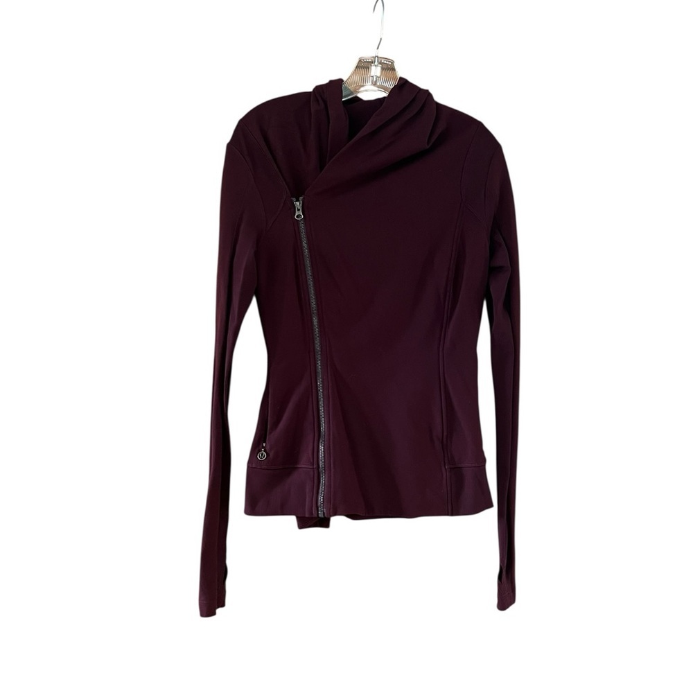 Lululemon Bhakti Yoga Jacket Luon Bordeaux Red Size 4